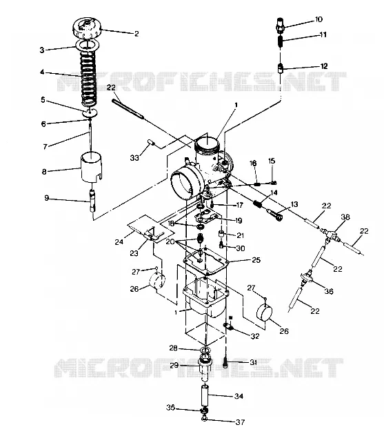 CARBURETOR '500 AND 500 CLASSIC (4919251925030A)