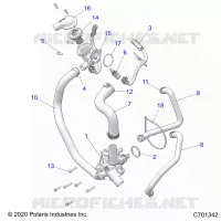 ENGINE, WATERPUMP AND BYPASS