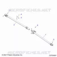 DRIVE TRAIN, PROP SHAFT