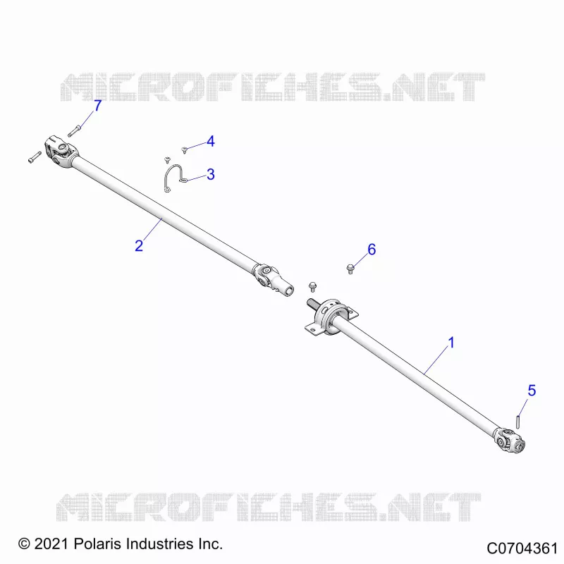 DRIVE TRAIN, PROP SHAFT