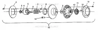 DRIVEN CLUTCH ASSEMBLY 440 XCR SP 0941660 (4927082708024A)