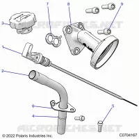 ENGINE, OIL DIPSTICK