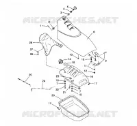 FRONT STORAGE COMPARTMENT SL 650 / B934058 (4924732473004A)