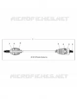 DRIVE TRAIN, FRONT HALF SHAFT