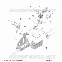 ELECTRICAL, BATTERY, MANUAL START POWER UP COMPONENTS