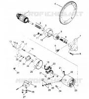 STARTING MOTOR RXL TOURING 0950869 (4928982898D006)