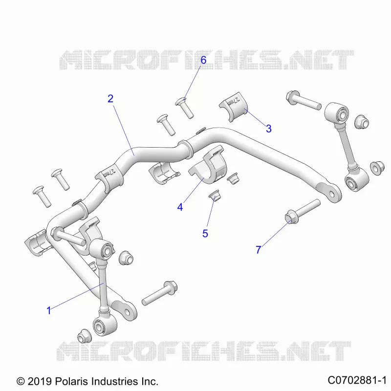 SUSPENSION, FRONT STABILIZER BAR