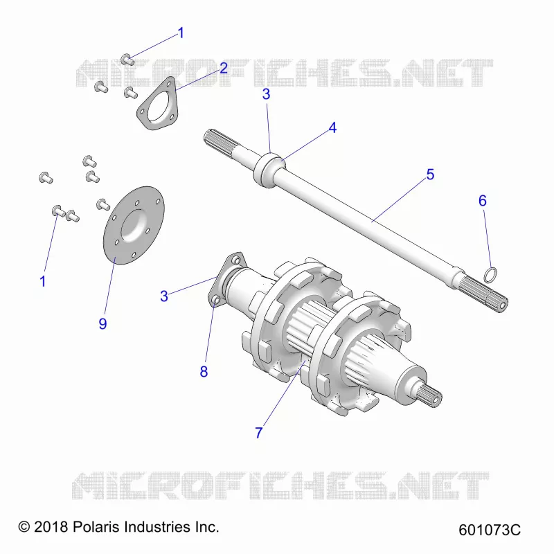 DRIVE TRAIN, JACKSHAFT AND DRIVE SHAFT