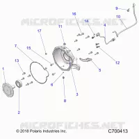 ENGINE, ADAPTER, BELLHOUSING AND CRANK SENSOR