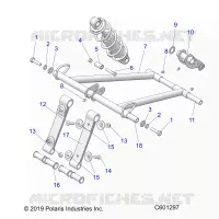 SUSPENSION, FRONT TORQUE ARM