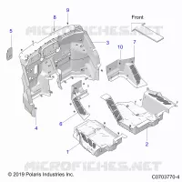 FLOOR PANELS, FRONT