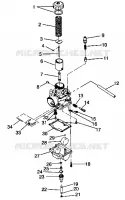CARBURETOR WIDETRAK LX 0942064 (49250425040034)