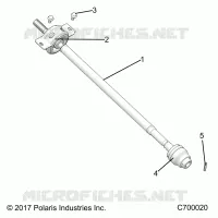 DRIVE TRAIN, FRONT PROP SHAFT