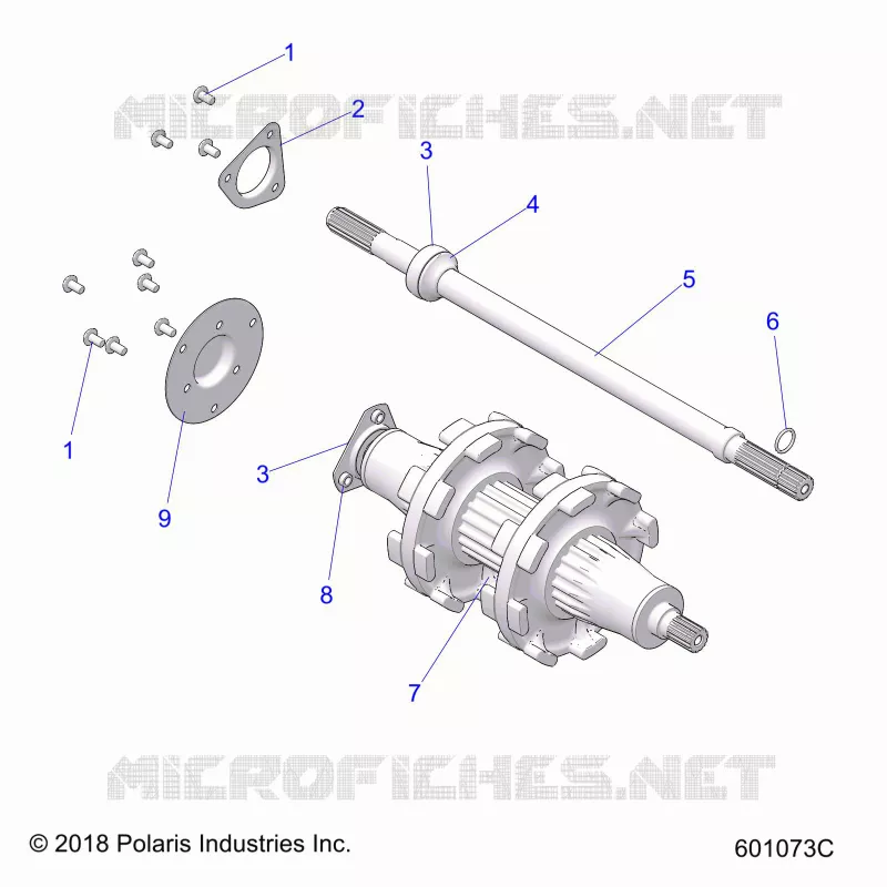 DRIVE TRAIN, JACKSHAFT AND DRIVE SHAFT
