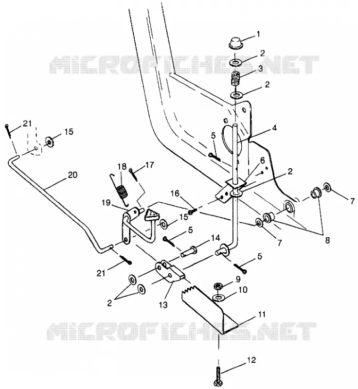 FOOT PEDAL   PARKING BRAKE