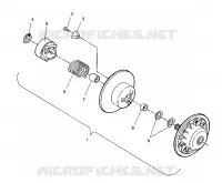 DRIVEN CLUTCH ASSEMBLY LITE/0933433,STARLITE/0933427 AND  LITE DELUXE/09334 (4922972297020A)