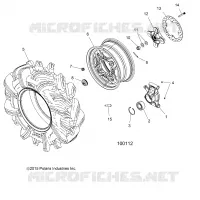 WHEELS, REAR AND HUB