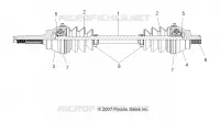 DRIVE TRAIN, FRONT DRIVE SHAFT