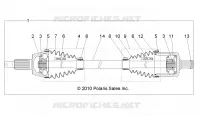DRIVE TRAIN, FRONT DRIVE SHAFT