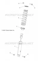 SUSPENSION, FRONT SHOCK