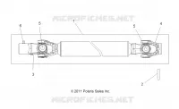 DRIVE TRAIN, FRONT PROP SHAFT