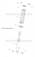 SUSPENSION, FRONT SHOCK