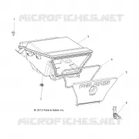 BODY, STORAGE BOX, REAR