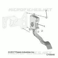 ENGINE, THROTTLE PEDAL