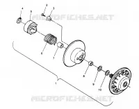 DRIVEN CLUTCH LITE 0963433, EURO LITE E963433 AND LITE DELUXE 0963431 (4931663166B013)