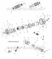 DRIVE TRAIN, FRONT GEARCASE INTERNALS