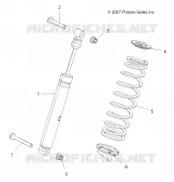 SUSPENSION, REAR SHOCK