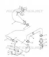 EXHAUST SYSTEM  SL 650 B954058 (4930483048B004)
