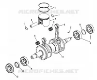 PISTON   CRANKSHAFT 600 RMK 0980958 AND EUROPEAN 600 RMK E980958 (4944634463C009)