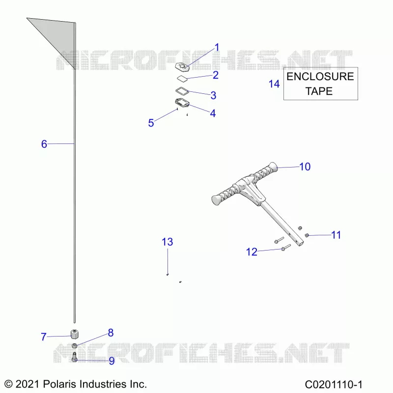 BODY, FLAG, BEACON and PASS HANDLE