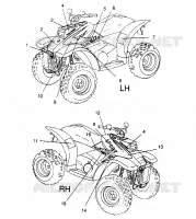 DECALS SPORT 400L W958540 (4930133013A008)