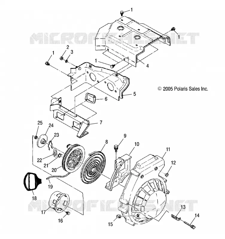 COOLING SYSTEM   RECOIL STARTER