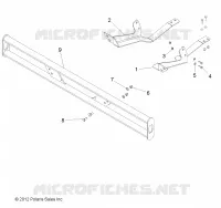 FRAME, OPTIONS, BUMPER AND MOUNT, FRONT, RUGGED