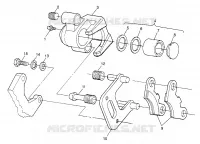 FRONT BRAKE XPLORER 400L W969140 (4935983598B007)