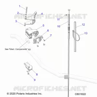 ENGINE, THROTTLE CONTROL ASM.
