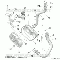 DRIVE TRAIN, CLUTCH COVER AND DUCTING