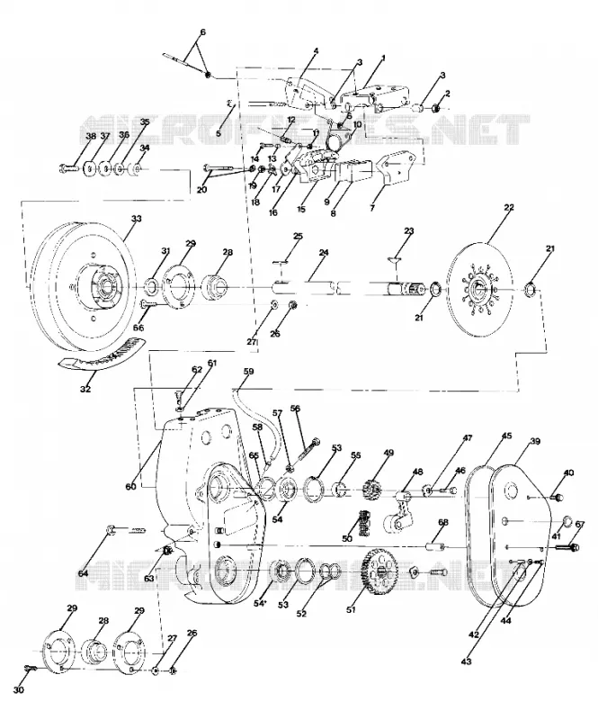 BRAKE   CHAINCASE STARTRAK UPDATED 2/90 (4916811681019A)