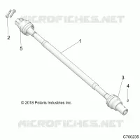 DRIVE TRAIN, REAR PROP SHAFT
