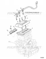 THROTTLE BODY AND VALVE COVER