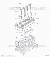 ENGINE, VALVE COVER