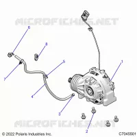 DRIVE TRAIN, FRONT GEARCASE MOUNTING