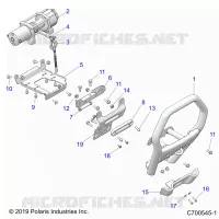 FRONT BUMPER, W/WINCH