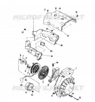 BLOWER HOUSING/RECOIL STARTER INDY LITE (4921332133030A)