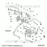 ENGINE, COOLING SYSTEM, BOTTLE/HOSES