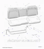SEAT ASM. REAR