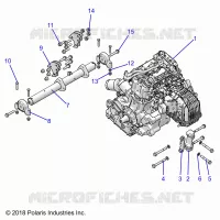 ENGINE, MOUNTING & LONG BLOCK